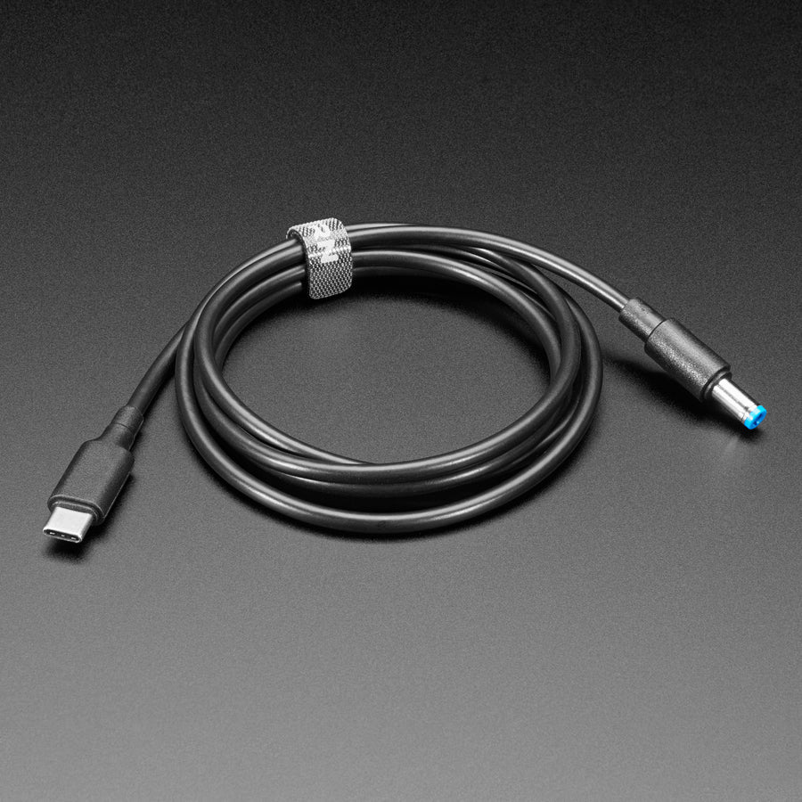 USB Type C 3.1 PD to 5.5mm Barrel Jack Cable - This cable will let you get rid of all those wall adapters you have stashed in the plastic bin in the basement. Instead of multiple wall warts with different power and current capabilities, this cable will convert any USB Type C power adapter with Power Delivery (PD) support into a DC power port, at up to 5 Amps output!