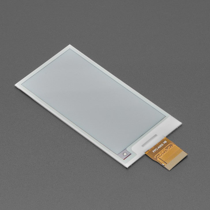 2.66" 296x152 Tri-Color Red / Black / White EInk - Bare Display - SSD1680Z - For folks who want to DIY their own E-Ink setups, this is a 2.66" 296x152 Tri-Color Red / Black / White EInk - Bare Display - SSD1680Z Chipset.