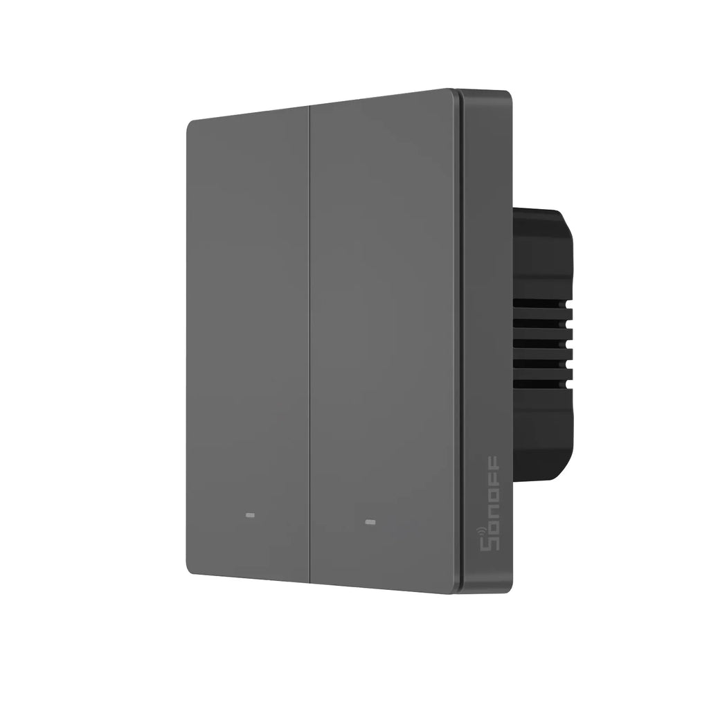Sonoff Smart Wall Switch (M5 Wi-Fi) - These smart switches work as regular mechanical wall switches and can also be controlled from anywhere using Sonoff's smartphone app.