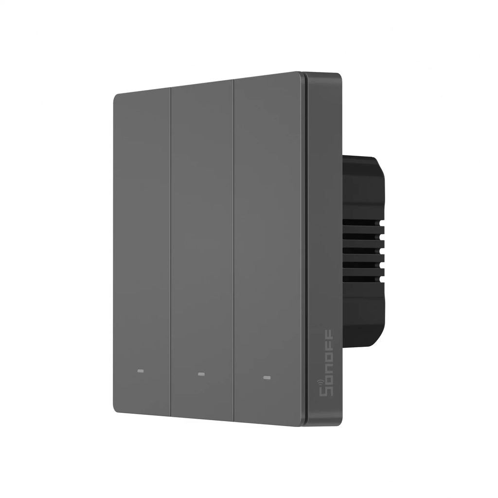 Sonoff Smart Wall Switch (M5 Wi-Fi) - These smart switches work as regular mechanical wall switches and can also be controlled from anywhere using Sonoff's smartphone app.