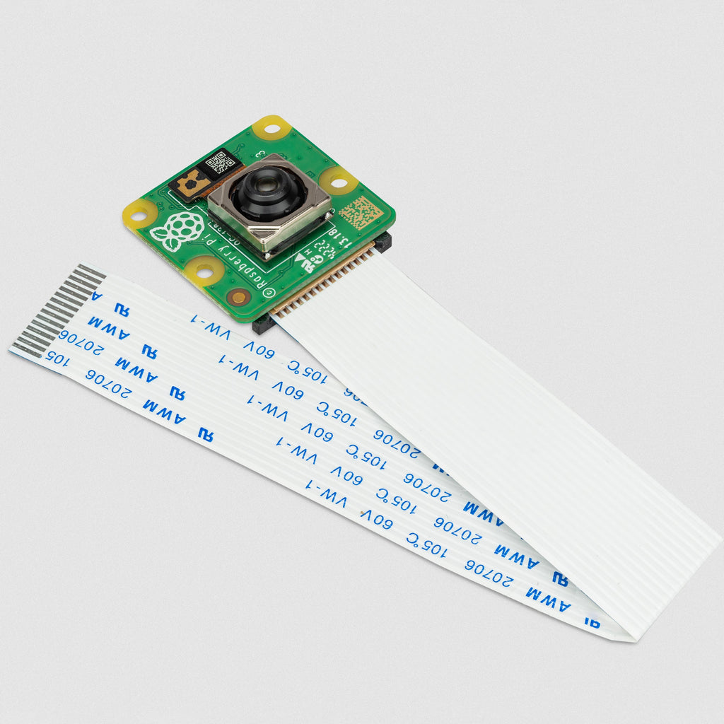 Raspberry Pi Camera Module 3 (Autofocus, HDR) - An improved camera for use with Raspberry Pi computers, featuring a 12-megapixel Sony IMX708 sensor, HDR support and powered phase-detect autofocus.