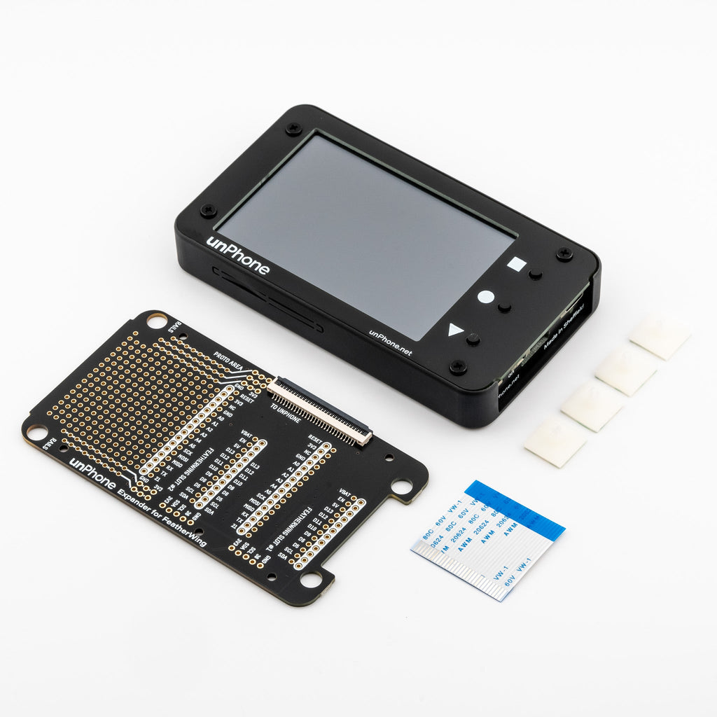 unPhone - all-in-one LoRa, WiFi and BT dev device with touchscreen and LiPo battery - Open IoT electronics for educationalists, makers and developers, made by Pimoroni and taught at the University of Sheffield.
