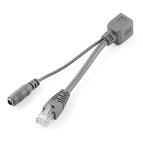 Passive PoE Cable Set - Sometimes it’s hard to get power to your Ethernet devices. Wouldn’t it be convenient to use the same cable for power and data? Using these power over Ethernet adapters, you can do just that!