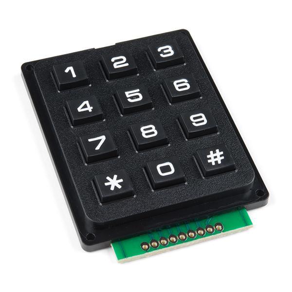 Keypad - 12 Button - This is a basic 12 button keypad that has been designed for easy user input and functionality.