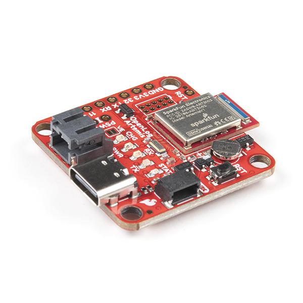 SparkFun OpenLog Artemis - The SparkFun OpenLog Artemis is an open source data logger that comes preprogrammed to automatically log IMU, GPS, serial data, and various pressure, humidity, and distance sensors. All without writing a single line of code!