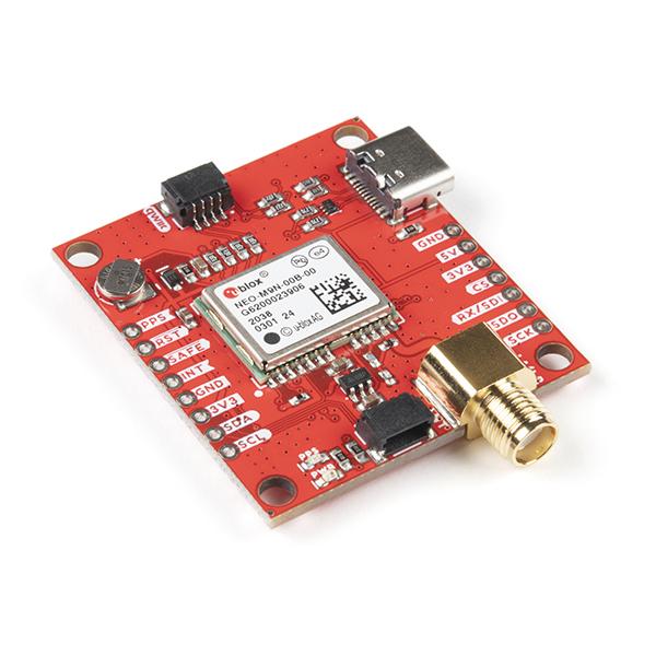SparkFun GPS Breakout - NEO-M9N, SMA (Qwiic) - The SparkFun NEO-M9N GPS Breakout is a high quality GPS board with equally impressive configuration options including SMA.