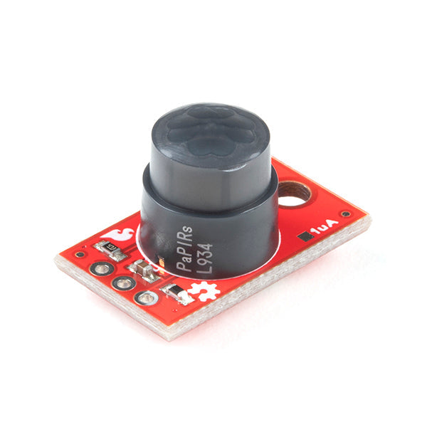 SparkFun PIR Breakout - 170uA (EKMC4607112K) - Passive Infrared (PIR) sensors are great for detecting motion in a small area around the sensor.