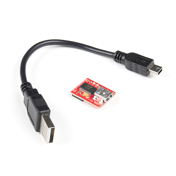 SparkFun FTDI Starter Kit - 5V - The SparkFun 5V FTDI Starter Kit gives you just what you need to get started with FTDI FT232RL USB to serial IC.