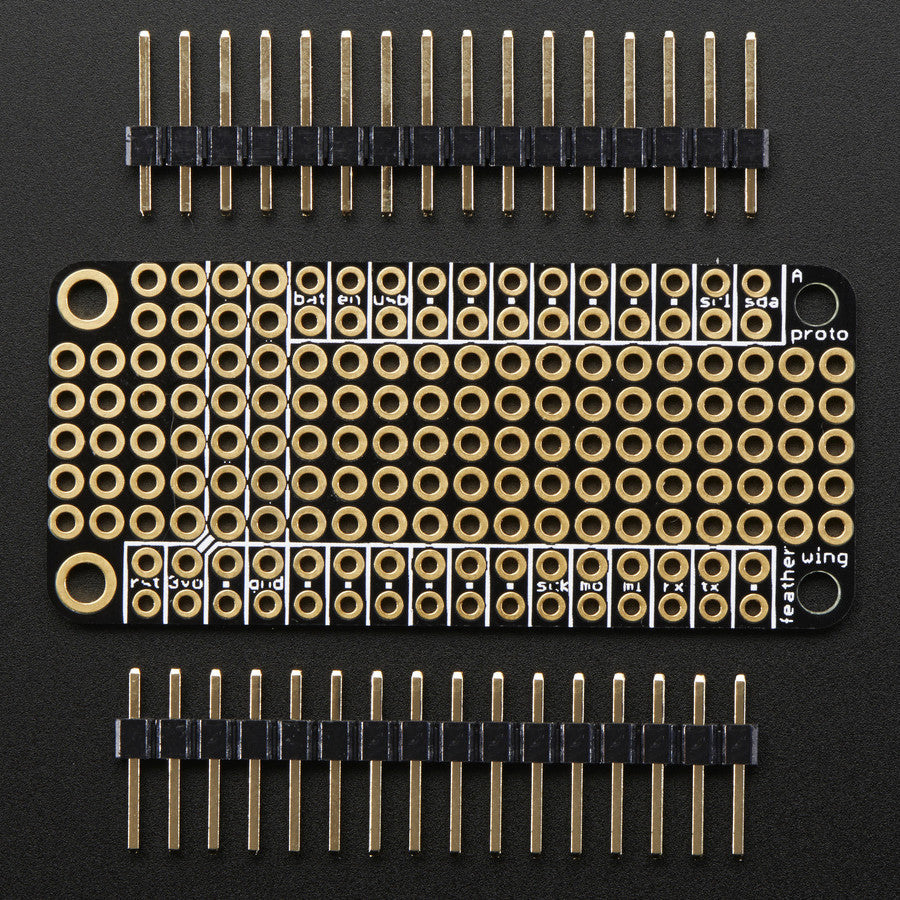 FeatherWing Proto - Prototyping Add-on For All Feather Boards - A Feather board without ambition is a Feather board without FeatherWings!