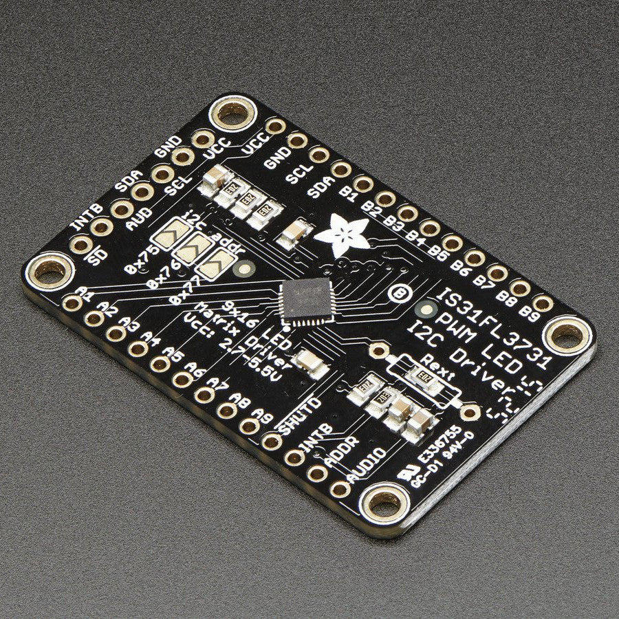 Adafruit 16x9 Charlieplexed PWM LED Matrix Driver - IS31FL3731 - The IS31FL3731 will let you get back to that classic LED matrix look, with a nice upgrade!