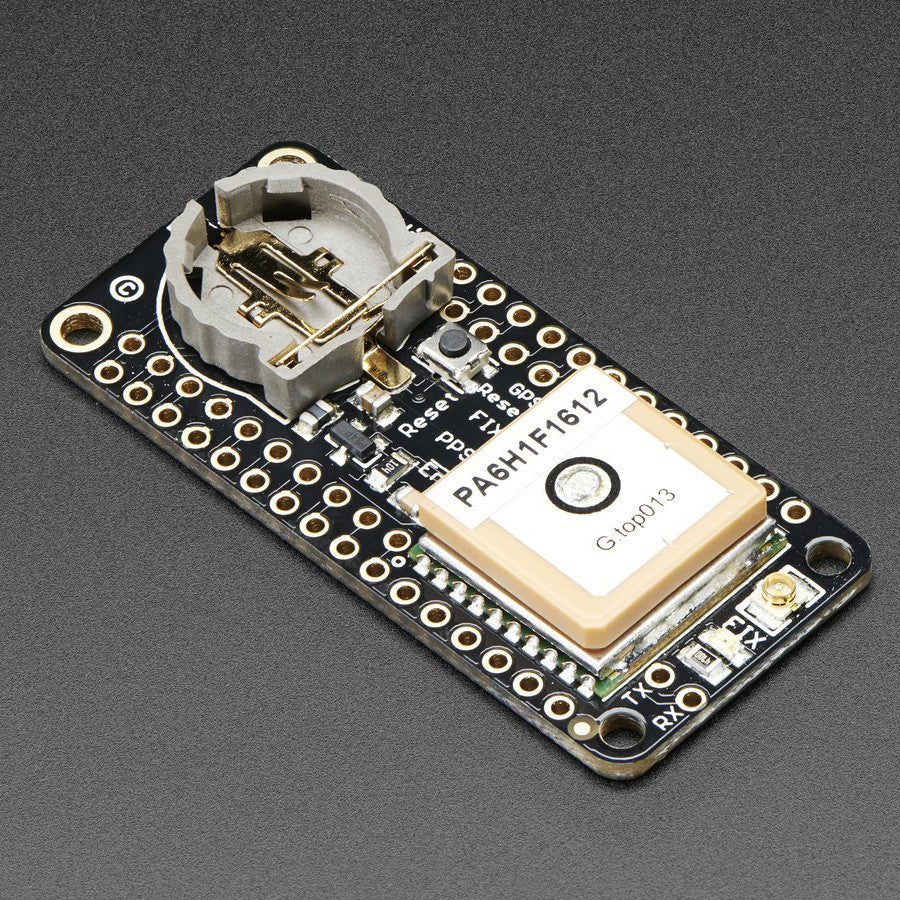 Adafruit Ultimate GPS FeatherWing - Give your Feather a sense of place, with an Ultimate GPS FeatherWing. In 2013 Adafruit designed the Ultimate GPS module to satisfy all your GPS desires - and now they have brought its power and versatility plus more to the Feather series with the Adafruit Ultimate GPS FeatherWing!