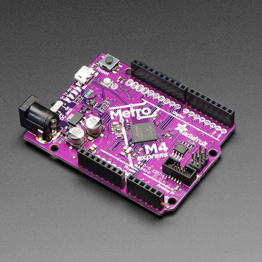 Adafruit Metro M4 feat. Microchip ATSAMD51 - Are you ready? Really ready? Cause here comes the fastest, most powerful Metro ever. The Adafruit Metro M4 featuring the Microchip ATSAMD51.