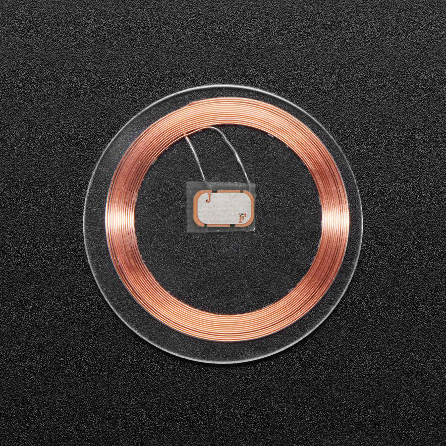 13.56MHz RFID/NFC Clear Tag - Classic 1K - This is a blank 13.56MHz Classic 'laundry' tag - often used for laundry or identification but also found in other systems where a small proximity card is desired.