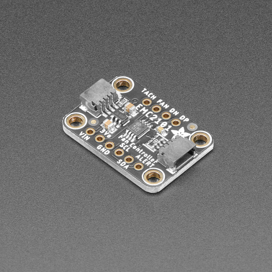 Adafruit EMC2101 I2C PC Fan Controller and Temperature Sensor - Cooling fans...They're everywhere, and they serve the important purpose of keeping things cool, generally electronics.