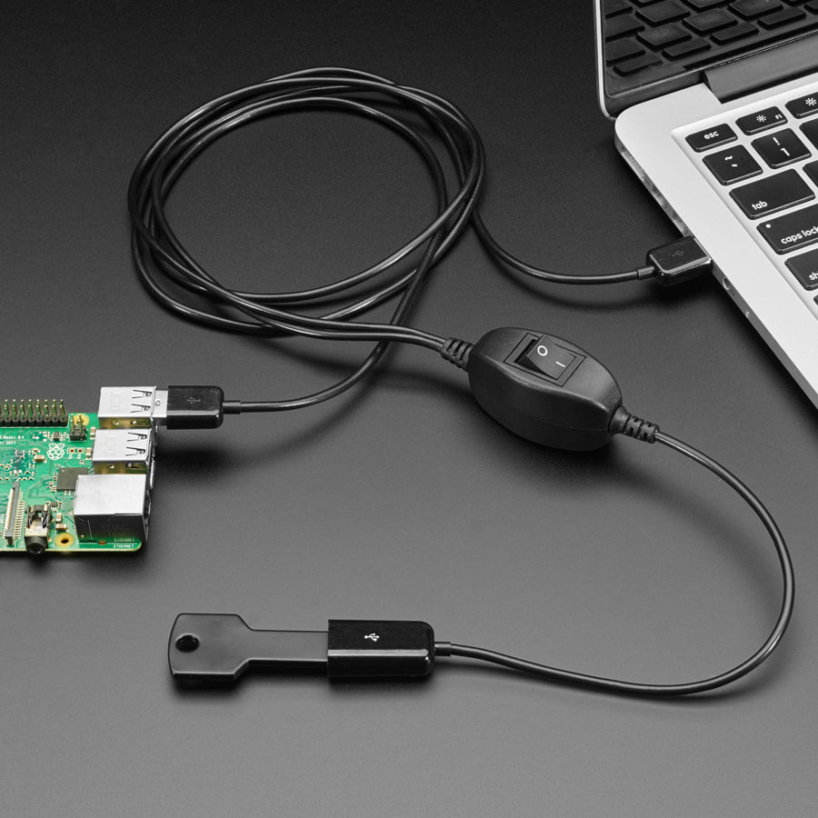 USB Host Switching Cable - Mini Mechanical KVM - This ordinary-looking USB cable actually has a surprise trick up its rubber sleeve.