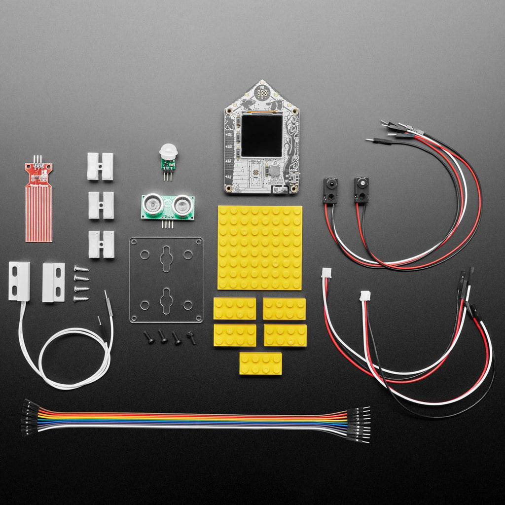 Adafruit FunHouse Starter Kit - IoT Home Automation Exploration - ADABOX018 Essentials - There's no place like home... and if you're like us you've spent a lot of time at home over the past year. It almost feels like a whirlwind picked us up and flew us to a strange world, and we've had to adapt to all these new customs when really we want to return to how life used to be. And, maybe, slowly, we're starting to make our way back. Until that day, we can stay at home and tinker with electronics.