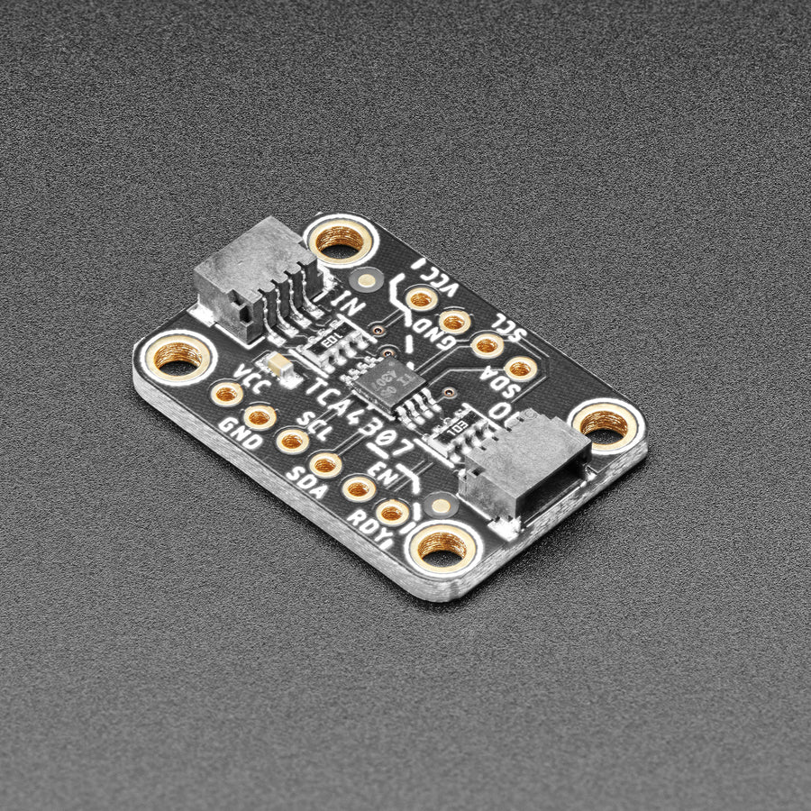 Adafruit TCA4307 Hot-Swap I2C Buffer with Stuck Bus Recovery - As Adafruit have been adding STEMMA QT connectors to their breakouts and dev boards, folks have been really enjoying the simplicity and speed of plugging in I2C sensors and devices for quick iteration and design.