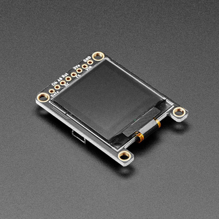 Adafruit Monochrome 1.12" 128x128 OLED Graphic Display - This OLED goes out to all the fans who want more pixels in a smaller size! Normally our 128x64 OLEDs are the biggest ones we've stocked that can use I2C. This one is a whopping 128x128 pixels in crisp monochrome.