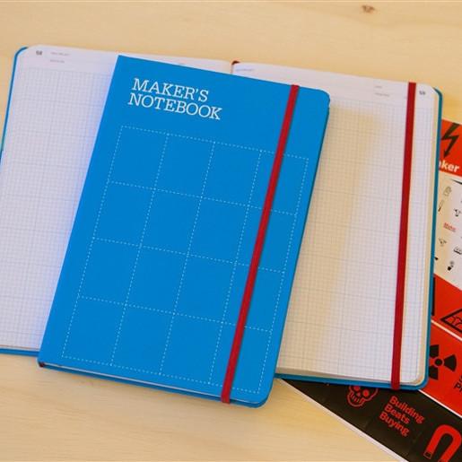 Maker's Notebook - Hardcover 3rd Edition - Maker's Notebooks are the perfect place to write your own ideas, diagrams, sketches, calculations and notes and make excellent gifts for all the Maker, Crafter, Teacher, Student, Engineer, Inventor, Scientist, Dreamers out there...hey that sounds like you!
