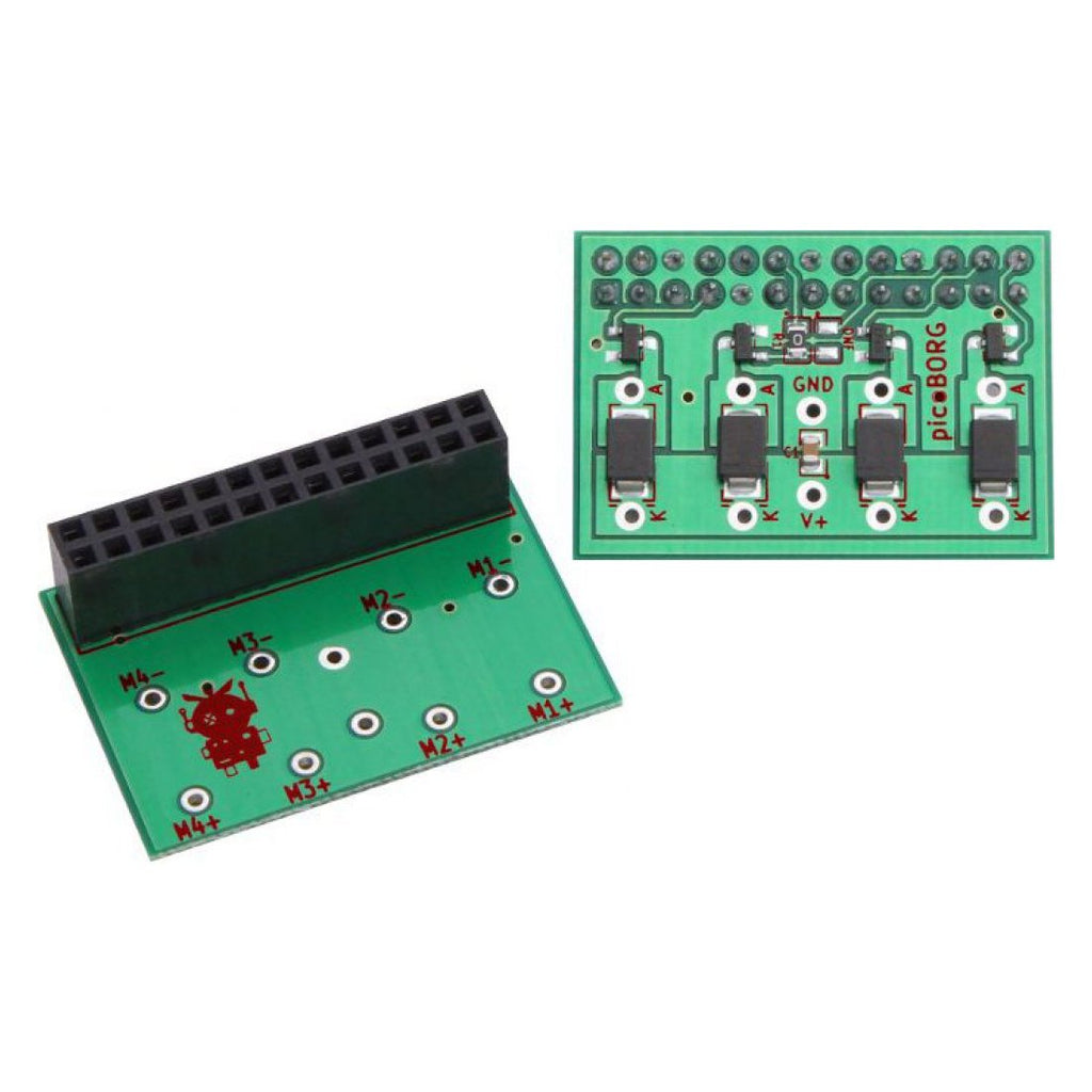 PicoBorg - Quad Motor Controller - The PicoBorg is an ultra compact motor controller for the Raspberry Pi!