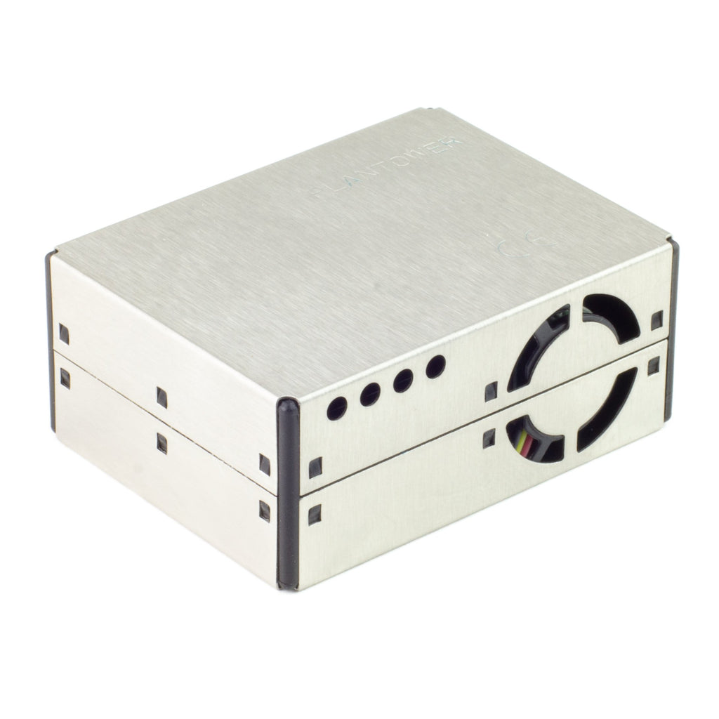 PMS5003 Particulate Matter Sensor with Cable - Monitor air pollution cheaply and accurately with this matchbox-sized particulate matter (PM) sensor from Plantower! It senses particulates of various sizes (PM1, PM2.5, PM10) from sources like smoke, dust, pollen, metal and organic particles, and more.