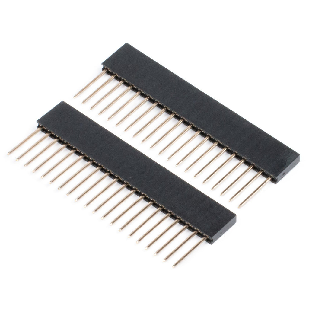 Pico Stacking Header Pack - A pair of 11mm 1x20 stacking male-female headers for plugging a whole bunch of stuff into your Raspberry Pi Pico.
