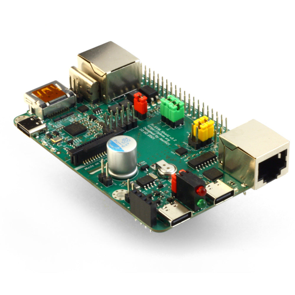 PiKVM v3 HAT for Raspberry Pi 4 - PiKVM is a feature-rich, production grade, open-source, Raspberry Pi based KVM over IP device.