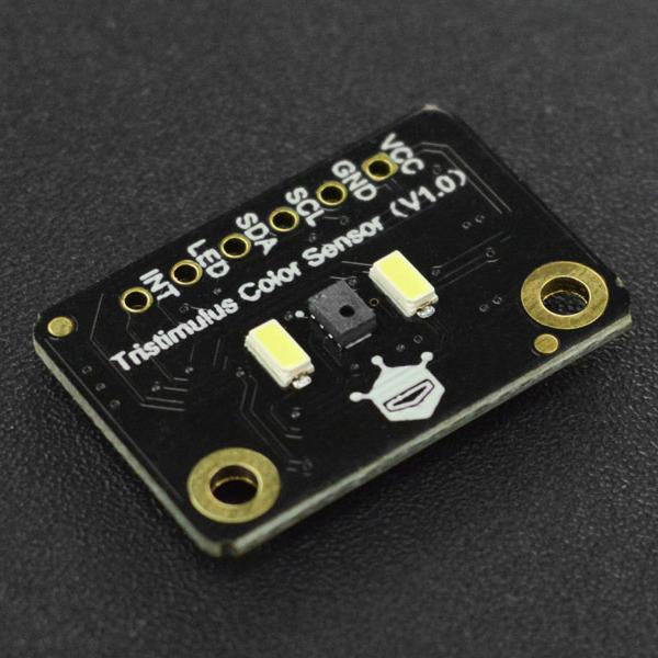 Fermion: TCS3430 Tristimulus Colour Sensor - DFRobot TCS3430 XYZ Tristimulus Colour Sensor features advanced digital ambient light sensing (ALS) and CIE 1931 tristimulus colour sensing (XYZ).