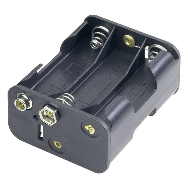 6 x AA Battery Holder - A lightweight and durable 6xAA battery holder with battery snap connections