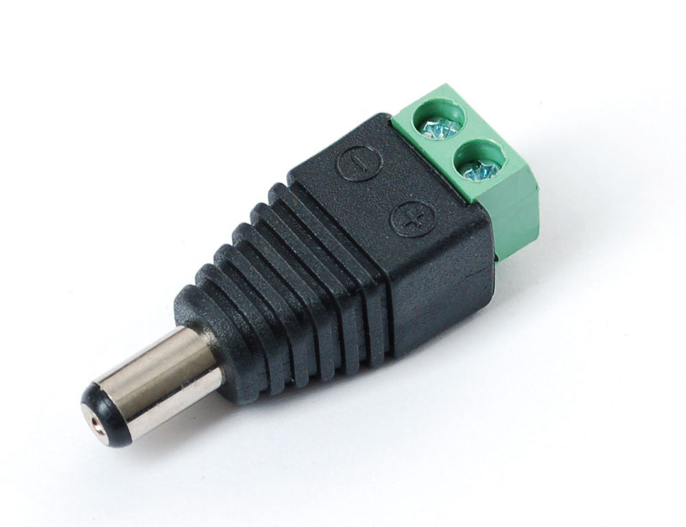 2.1mm Plug/Jack to Screw Terminal Block - If you need to connect a battery pack or wired power supply to a board that has a DC jack - this adapter will come in very handy!