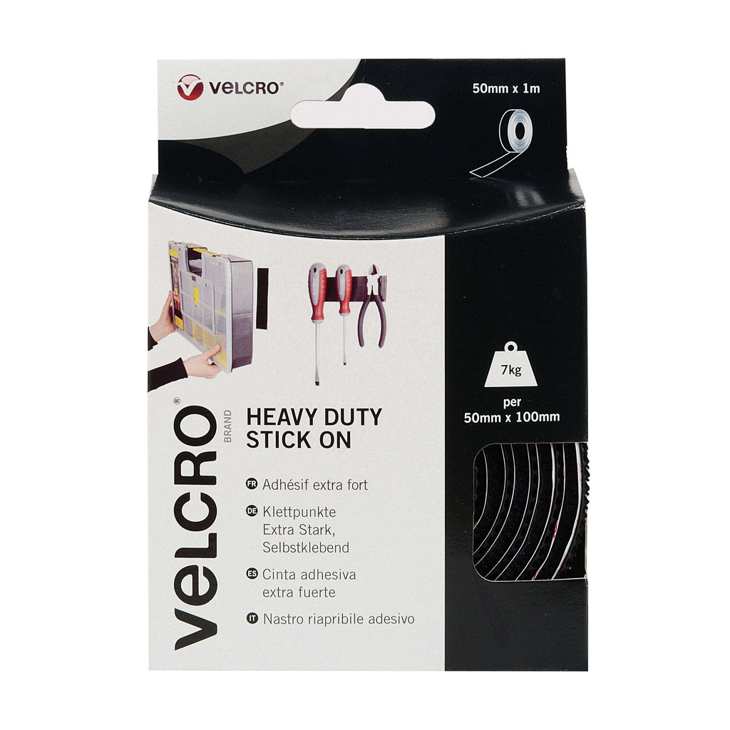 VELCRO® Brand Heavy Duty Stick On Tape - Securing large, heavy items is no problem with VELCRO® Brand Heavy Duty Tape.