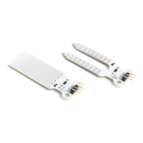 Soil Moisture Sensor & Water Level Sensor Module - This package includes a water level sensor and a soil moisture sensor.