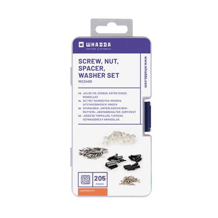 Screw, Nut, Spacer, Washer Set - Use this set as a means to connect electronic boards onto objects, development board, shields, etc.