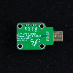 An image of 3.7V/4.2V LiPo Charger with USB Type-C Plug