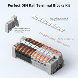 An image of Sonoff DIN Rail Wire Connectors (20 pcs)