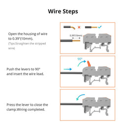 An image of Sonoff DIN Rail Wire Connectors (20 pcs)