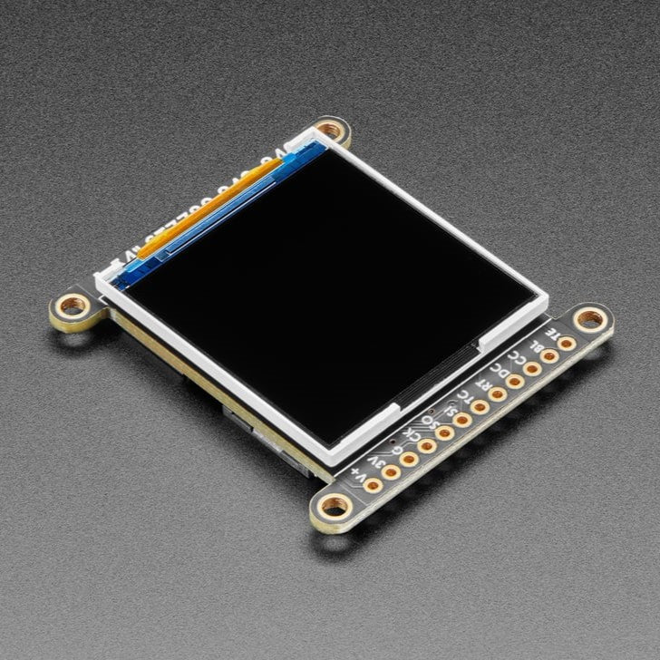 Adafruit 1.54" 240x240 Wide Angle TFT LCD Display with MicroSD - ST7789 with EYESPI Connector - We've been looking for a display like this for a long time - it's only 1.5" diagonal but has a high density 220 ppi, 240x240 pixel display with full-angle viewing.