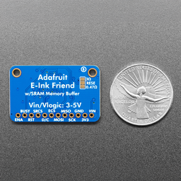 An image of Adafruit eInk Breakout Friend with 32KB SRAM
