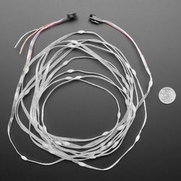 An image of Adafruit Soft Flexible Wire NeoPixel Strand - 50 NeoPixels