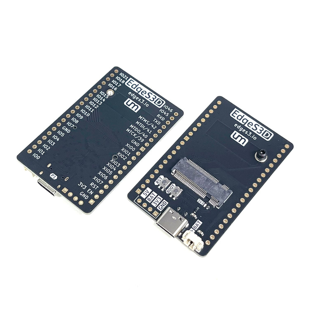 Edge Carrier for EdgeS3[D] - A USB-C carrier board for the reusable, ESP32-S3 based EdgeS3[D] module.