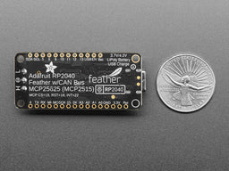 An image of Adafruit RP2040 CAN Bus Feather with MCP2515 CAN Controller (STEMMA QT)