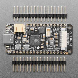 An image of Adafruit RP2040 Feather ThinkInk for 24-pin E-Paper Displays - STEMMA QT