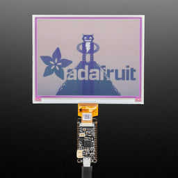 An image of Adafruit RP2040 Feather ThinkInk for 24-pin E-Paper Displays - STEMMA QT