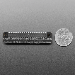An image of Adafruit EYESPI Pi Beret - Buttons, EYESPI and STEMMA QT