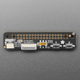 An image of Adafruit EYESPI Pi Beret - Buttons, EYESPI and STEMMA QT