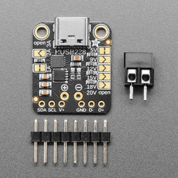 An image of Adafruit USB Type C Power Delivery Dummy - I2C or Switchable - HUSB238