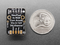 An image of Adafruit NeoRGB Stemma - NeoPixel to RGB PWM LEDs and Strips - STEMMA JST PH 2mm