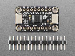 An image of Adafruit ADG728 1-to-8 Analog Matrix Switch