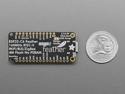 An image of Adafruit ESP32-C6 Feather