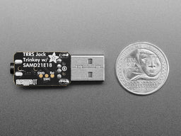An image of Adafruit TRRS Trinkey - USB Key for Assistive Technology